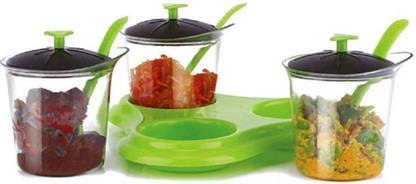 Slings Smart Spice And Pickle Container Jar Set For Dining Table 3 Piece Spice Set Price In India Buy Slings Smart Spice And Pickle Container Jar Set For Dining Table 3