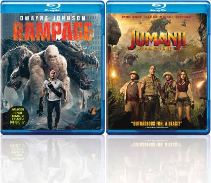 Rampage & Jumanji: Welcome to the Jungle Price in India - Buy Rampage &  Jumanji: Welcome to the Jungle online at 