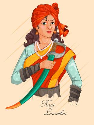 rani lakshmi bai Motivational Poster|Inspirational Poster|Posters for  life|Country Love|Religious|All Time Posters|Technology Poster|Poster About  Life|HomeDecorPoster|Poster for Every Room,Office, GYM|300 GSM HD Paper  Print Paper Print - Personalities ...
