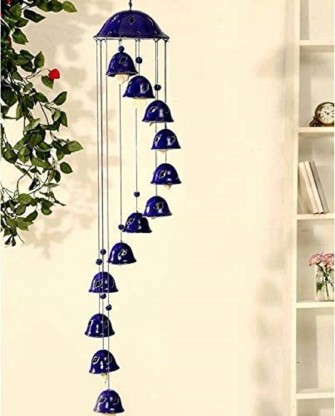 Energy Wind Chimes Melodious Sound Ceramic Bell Positive Decorative Hanging 