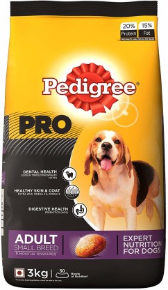 pedigree pro adult small breed