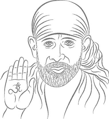 Sai Baba Texture 2 Motivational Poster|Inspirational Poster|Posters for ...