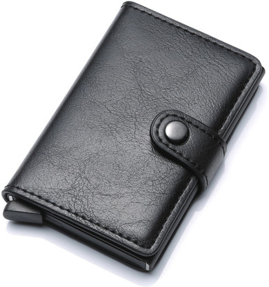 HappyDaily 2 Pack RFID Blocking Credit Card Protector Theft Proof Credit Card Holder Butterfly + Flamingo Convenient Travel Wallet Cases for All Your ID Card Bank Card,Business Card 