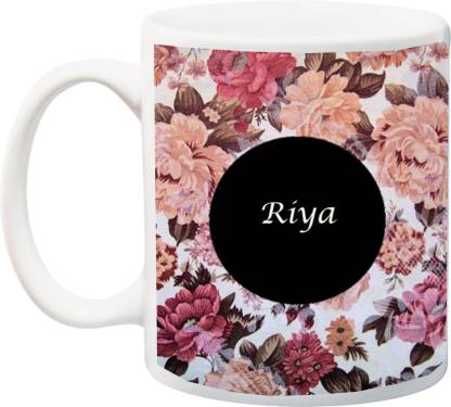 Anzriyaa Girls Name-Riya Ceramic Coffee Mug