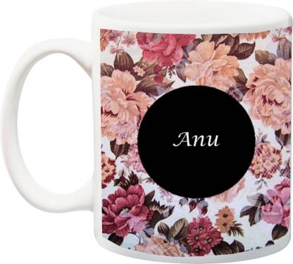 Anzriyaa Girls Name-Anu Ceramic Coffee Mug