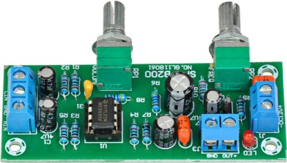 1PCS DC 12V-24V Low-pass Filter NE5532 Bass Tone Subwoofer Pre-Amplifier Preamp 