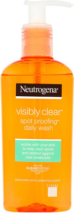 neutrogena spot proofing face wash