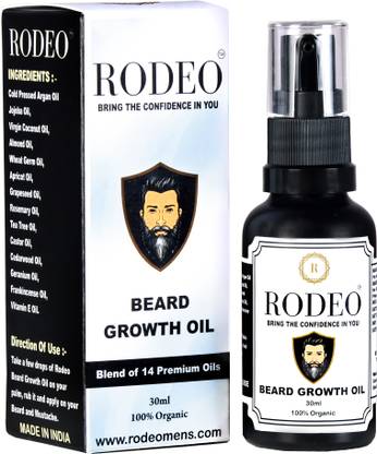 Rodeo Beard Growth Oil Blend Of 14 Natural Beard Mustache Hair Oil Price In India Buy Rodeo Beard Growth Oil Blend Of 14 Natural Beard Mustache Hair Oil Online