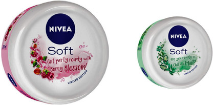nivea soft light moisturiser chilled mint