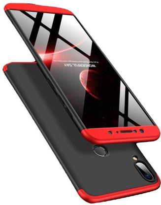 360 pro Back Cover for ASUS Zenfone Max Pro M1, asus zenfone maxpro m1 360 cover red and black