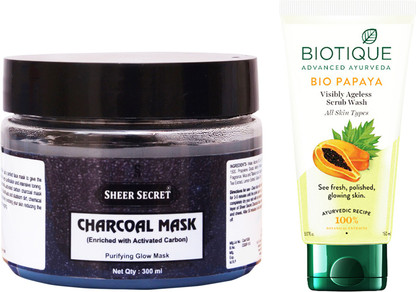 biotique charcoal face wash