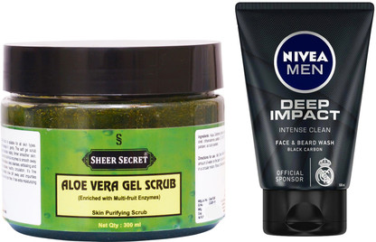 nivea face wash aloe vera