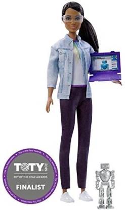 Robotics Engineer AA Barbie Doll 2018 Career of The Year Mattel FRM10 for sale online