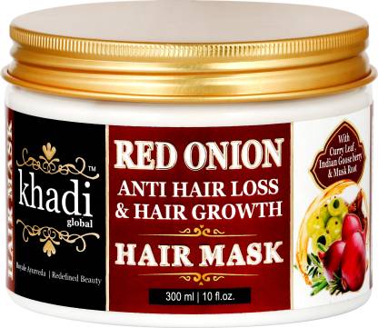 khadi global Red Onion Oil Anti Hair Loss & Hair Growth Deep Conditioner  Hair Mask | Best Hair Growth Hair Mask - Price in India, Buy khadi global  Red Onion Oil Anti