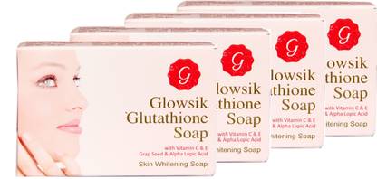 G Glowsik Glutathione Soap For Skin Whitening With Vitamin C E Price In India Buy G Glowsik Glutathione Soap For Skin Whitening With Vitamin C E Online In India