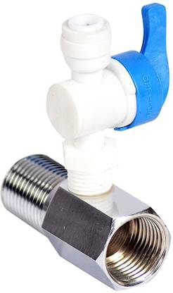 Aqua Fresh RO Service Steel Inlet Ball Valve Set 1/4