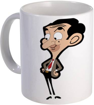 COLOR YARD best cute Mr. Bean cartoons design on white Ceramic Coffee Mug  Price in India - Buy COLOR YARD best cute Mr. Bean cartoons design on white  Ceramic Coffee Mug online