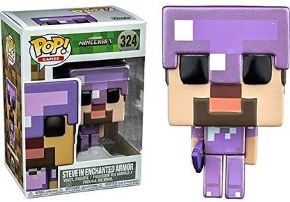 Funko Minecraft Steve In Enchanted Armor Toys R Us Exclusive Figure 324 Minecraft Steve In Enchanted Armor Toys R Us Exclusive Figure 324 Buy Action Figure Toys In