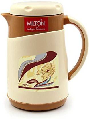 MILTON Viva Tuff Jug 750, Cream (Pack of 1, Random) 750 ml Flask  (Pack of 1, Multicolor, Plastic, Steel)