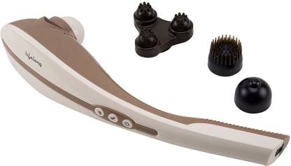 Lifelong LLM45 Rechargeable Tapping Body With 3 Attachments (Cord-less) Massager  (Brown)
