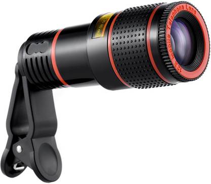 roboster 8x optical zoom telescope wide angle smartphone tablet camera lens with adjustable clip holder mobile phone lens