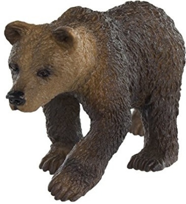 Safari Ltd Wild North American Wildlife – Grizzly Bärenjunges Miniatur-Figur Für Kinder Ab 3 Jahren