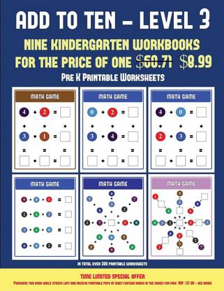 pre k printable worksheets add to ten level 3 buy pre k printable worksheets add to ten level 3 by manning james at low price in india flipkart com