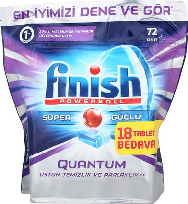 finish quantum max dish wash tablets 72