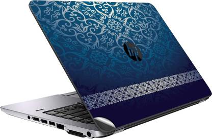 GADGETS WRAP GWSF-1525 Printed Top Only BLUE ABSTRACT Vinyl Laptop Decal 14