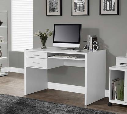 Lakdi Modern Contemporary Pvc Edge Band Finish Office Home Laptop Computer Desk With 2 Drawers And 1 Keyboard Tray Engineered Wood Study Table Price In India Buy Lakdi Modern