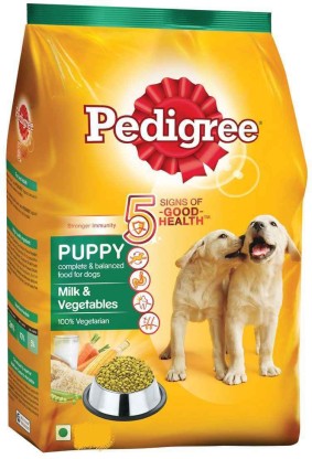 pedigree puppy food vegetarian