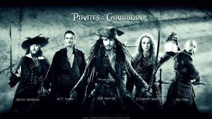 Movie Pirates Of The Caribbean Pirate HD Wallpaper Background Paper Print  Wall Poster Print on Art Paper 13x19 Inches Paper Print - Art & Paintings  posters in India - Buy art, film,