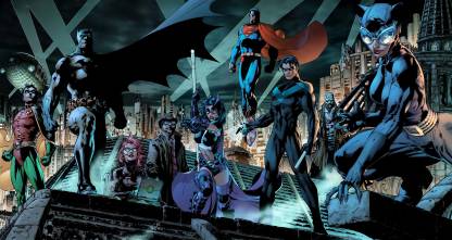 Comics DC Comics Robin Batman Superman Nightwing Catwoman Huntress HD Wallpaper  Background Photographic Paper - Comics posters in India - Buy art, film,  design, movie, music, nature and educational paintings/wallpapers at  