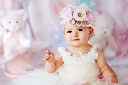 kid partywear costume baby queen dress pink