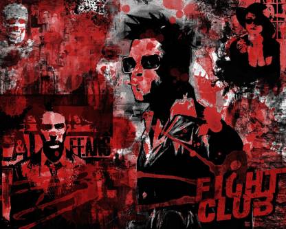 Movie Fight Club HD Wallpaper Background POSTER LARGE Print on 36x24 INCHES  Fine Art Print - Art & Paintings posters in India - Buy art, film, design,  movie, music, nature and educational