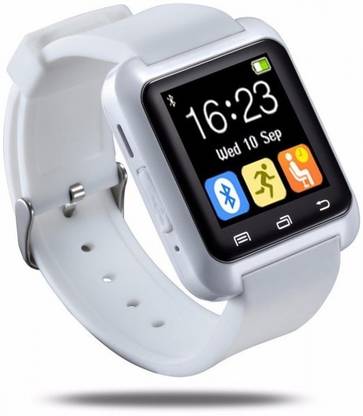 Mobile watch white colour clearance