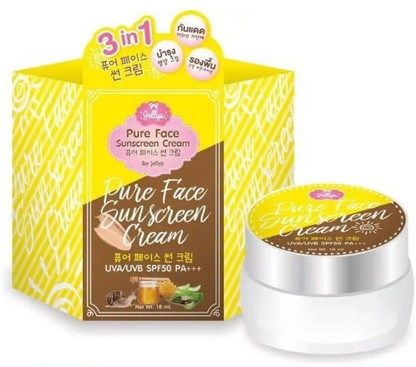 jellys pure face sunscreen cream