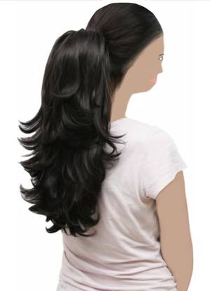 Alizz Lovely clip on hair extension Clutch hair wig for girls hair  extensions bun juda pony