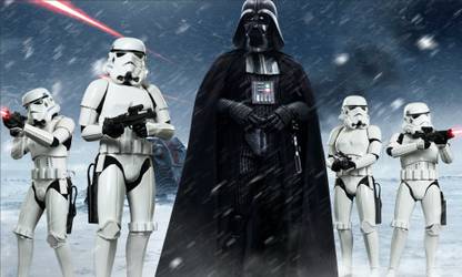 Movie Star Wars Hot Toys Fan Art Stormtrooper Darth Vader Hd Wallpaper Background Poster Large Print On 36x24 Inches Fine Art Print Art Paintings Posters In India Buy Art