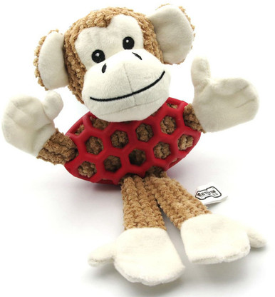 squeaky rubber monkey dog toy
