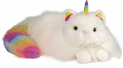 rainbow stuffed cat