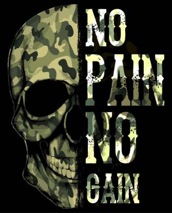 No pain no gain |Wall Poster Sticker|Motivational Poster|Funky  Poster|Posters for Life|Inspirational Posters|All time poster|posters for  life|Home Décor Posters|HD Print Paper Print - Decorative posters in India  - Buy art, film, design, movie,