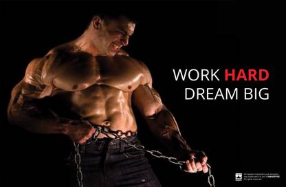 Wall Art -Work Hard, Dream Big, Motivational Gym Quotes Framed Poster for Home and Office Size (13X19 inches) Fine Art Print - Art & Paintings posters in India - Buy art, film, Wall Art -Work Hard, Dream Big, Motivational Gym Quotes Framed Poster for Home and Office Size (13X19 inches) Fine Art Print - Art & Paintings posters in India - Buy art, film,