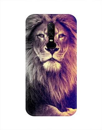 Smutty Back Cover for OnePlus 6, A6000, A6003 - Lion Print