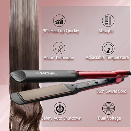 nova nhs 870 hair straightener