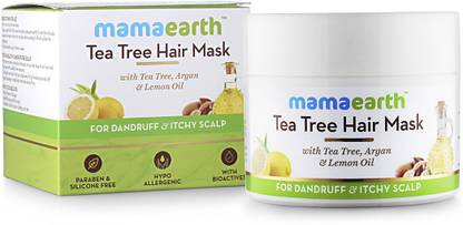 Mamaearth Anti Dandruff Tea Tree Hair Mask with Tea Tree and Lemon Oil For Danrduff Control
