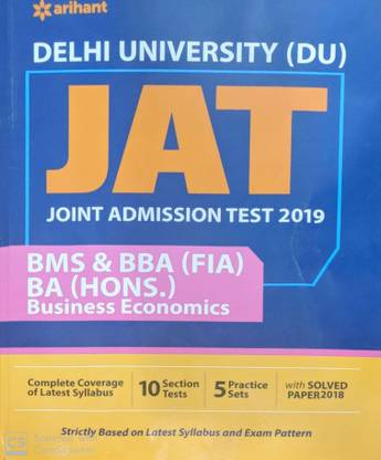 Du Jat 2019 Bms Bba Ba Business Economics Buy Du Jat 2019 Bms Bba Ba Business Economics By Arihant Expert At Low Price In India Flipkart Com Du Jat 2019 Bms Bba Ba Business Economics Buy Du Jat 2019 Bms Bba Ba Business Economics By Arihant Expert At Low Price In India Flipkart Com