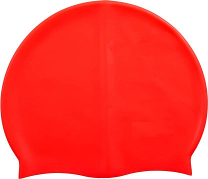 hotchpotch Silicon Swimming Cap Red 