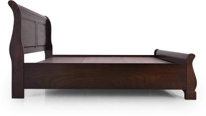 Best Design Brown Color Scorpius Solid Wood King Bed – RoyalOak