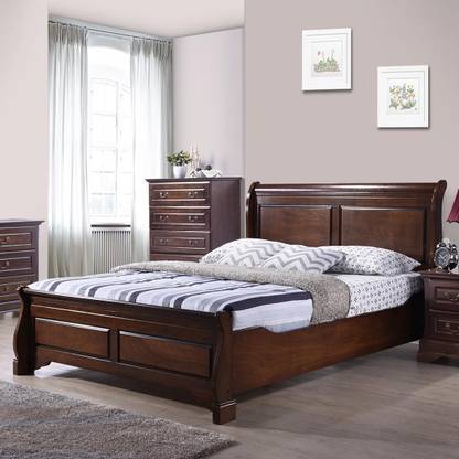 Royaloak Scorpius Solid Wood King Bed Price In India Buy Royaloak Scorpius Solid Wood King Bed Online At Flipkart Com